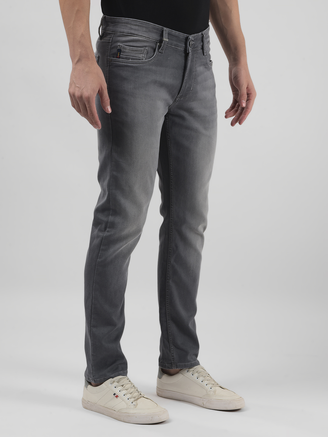 Numero Uno Men Solid GREY Jeans